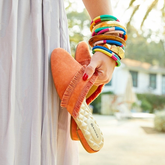 Nordstrom Shoes - 😍 BRAND NIB! Coral Birdies Slides Flats Slippers